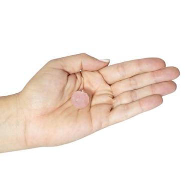 Imagem de PINGENTE BOLA/ESFERA FACETADA QUARTZO ROSA - (2 a 6) cm