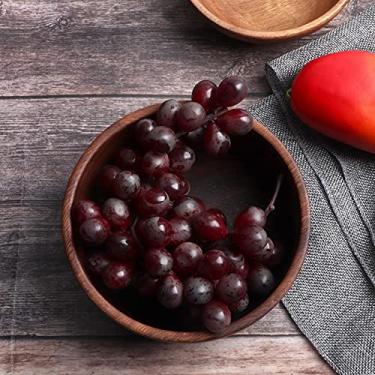 Imagem de Tigela de comida, resistente e de madeira para pão para sushi