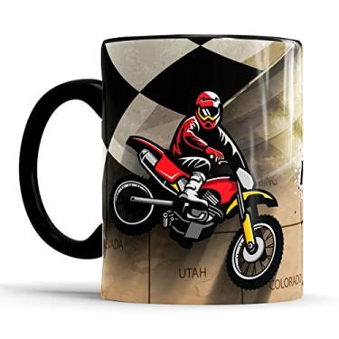 Imagem de Caneca Motociclista Motocross Moto