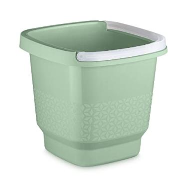 Imagem de Balde Slim Com Alça 8,5 Litros Verde Menta