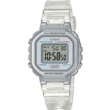 Imagem de Relógio CASIO digital feminino transparente LA-20WHS-7ADF