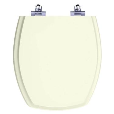 Imagem de Assento Sanitário Laqueado Soft Close Thema Biscuit (bege claro) para vaso Incepa 6lpf