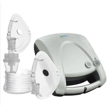 Imagem de Nebulizador Compressor G-tech Nebcom V Prateado 127v/230v