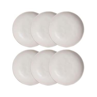 Imagem de Conjunto com 6 Pratos Fundos Porto Brasil Bio Vit em Stoneware 22,5 cm – Cinza