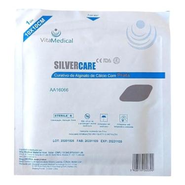 Imagem de Curativo De Alginato De Cálcio Com Prata Silvercare 10x10
