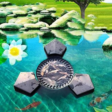 Imagem de Skimmer De Lagoa Flutuante, Robô Skimmer De Piscina, Limpador Automático De Piscina, Skimmer E Clarificador - Skimmer Flutuante De Sucção Para Jardim De Piscina Com Tanque De Peixes,YUYANAIAI