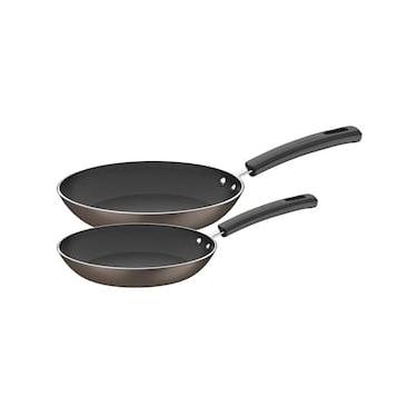 Imagem de Conjunto de Frigideiras Tramontina Sicilia com Revestimento Antiaderente Starflon Excellent Cinza – 2 Peças