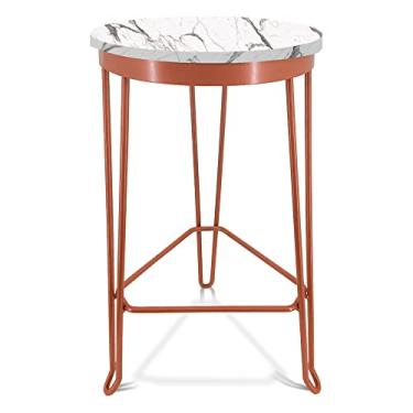 Imagem de Banqueta Banco Guatemala Estilo Industrial Cobre/Vulcano