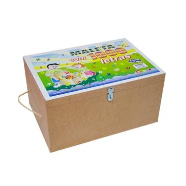 Imagem de Maleta com 1000 Letras Carlu Brinquedos