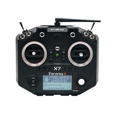 Imagem de FrSky Transmissor de acesso Taranis Q X7 de 2,4 GHz com bateria (preta)..