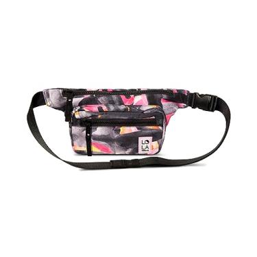 Imagem de Lola California Bolsa de cintura Charka Bum para adultos (várias cores vibrantes e padrões disponíveis), Metro - Multi, One Size, Pochete de cintura vibrante Charka