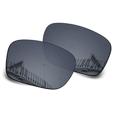 Imagem de Well-aimed Lentes de substituição compatíveis com óculos de sol Oakley Jupiter Squared OO9135 - Irídio preto polarizado