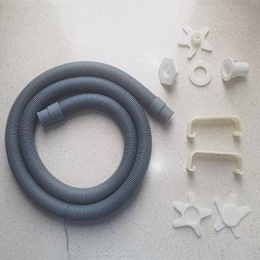 Imagem de Weylan tec Conjunto de mangueira de drenagem de 1 m para banheira dobrável com plugue de drenagem e clipe