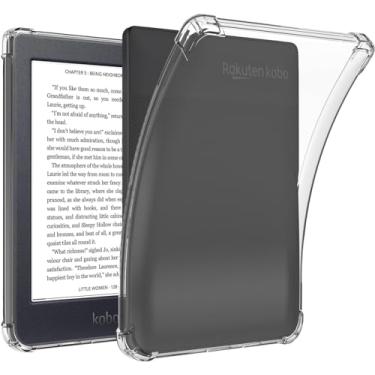 Imagem de Ltezixal Capa para Kobo Clara Color 15.2 cm, capa traseira ultrafina e macia de TPU transparente para cor Kobo Libra, transparente