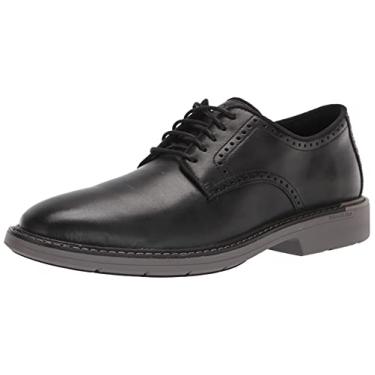 Imagem de Cole Haan Sapato Oxford masculino Go-To Plain Toe, Entressola preta/cinza, 39