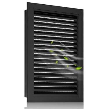 Imagem de Zepoty Ventilação de empena de liga de alumínio de 30,5 cm x 45,7 cm, nunca enferruja aberturas de empena para galpão, reduzindo a temperatura interna - Ideal para parede, sótão, galpão, porta e