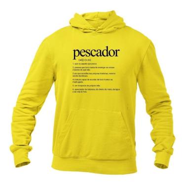 Imagem de Blusa Masculina Frio de Moletom Humor Pescador-Masculino