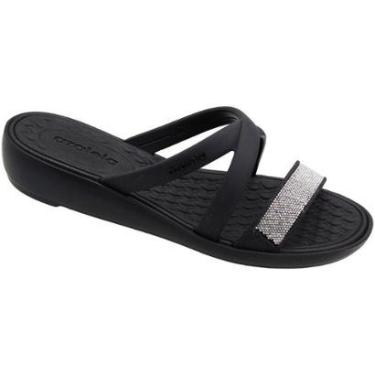 Imagem de Tamanco Anabelinha Azaleia Ayla Tira Strass Feminino-Feminino