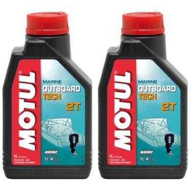 Imagem de Óleo De Motor Náutico Motul Outboard Tech 2T Semi Sintético Jet Ski Ba