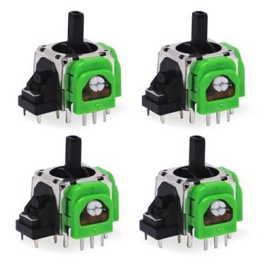 Imagem de 3D Analog Joystick Replacement for PS4/PS5 Controller - Hall Effect Sensor, Never Drift, Precise Control, Power Saving - Set of 4