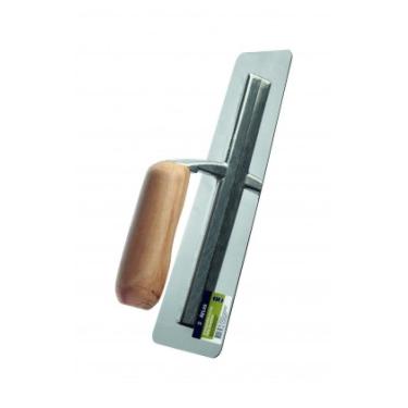 Imagem de Desempenadeira Retangular  AçoInox Cabo Madeira  Atlas