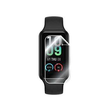 Imagem de IPG Protetor de tela para Amazfit Band 7 (3 unidades) Película transparente invisível Ultra HD antiarranhões - suave/autorreparável/sem bolhas - para Band 7
