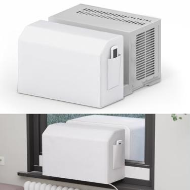Imagem de Daisypower Capa de ar condicionado interno para janelas em forma de U, ajuste universal para 8000/10000/12000 BTU, à prova de poeira e à prova de vento para janela interna