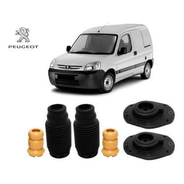 Imagem de Par Kit Coxim Batente Amortecedor Dianteiro Peugeot Partner 2004 2005 