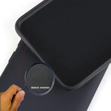 Imagem de Capa Aveludada Preta + Película De Hydrogel HD Compatível Para Moto G2