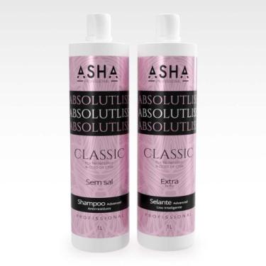 Imagem de Asha kit escova inteligente absolut liss 1l