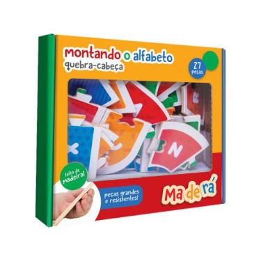 Imagem de Quebra-cabeça 27 Peças Educativo Maderá - 3011 Toyster Brinquedos, 27 