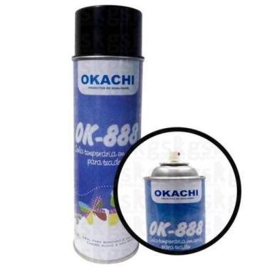 Imagem de Cola Temporaria Spray Okachi Para Tecido Ok-888 (380Ml)