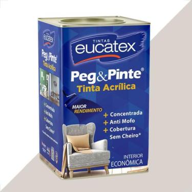 Imagem de Tinta latex eucatex peg pinte acrilico branco gelo 18l
