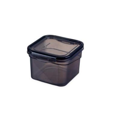 Imagem de Pote porta mantimentos  1 litro cores - G & D ECOMMERCE, FUME