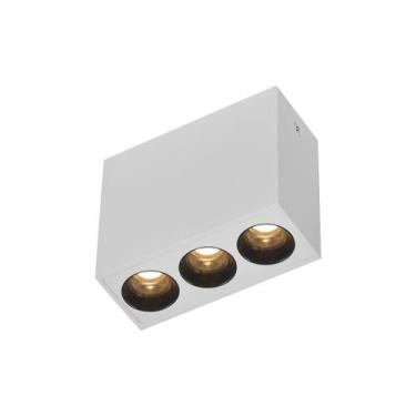 Imagem de Spot de Sobrepor Nordecor Powerus Led 6W Bivolt Branco 3000K Luz Amare