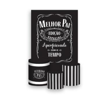 Imagem de Painel De Festa Vertical 1,50 x 2,20 + Trio De Capas Cilindro - Dia Do