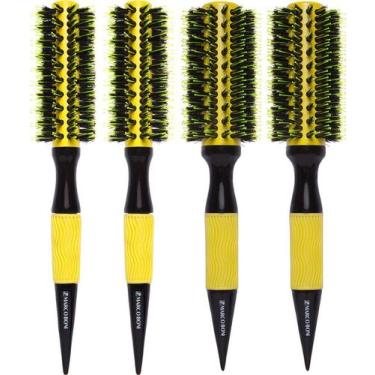 Imagem de Combo 4 escovas ceramica termicas yellow M E G marco boni