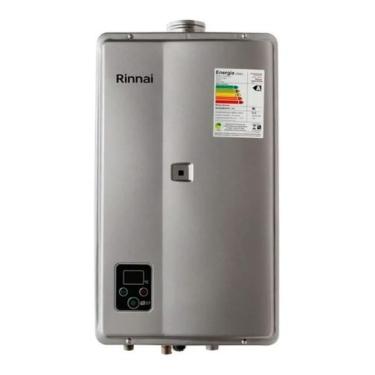 Imagem de Aquecedor De Água a Gás Rinnai REU E27 FEH 27 Litros Prata Gás GLP