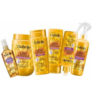 Imagem de Dabelle Liso Arrasador Shampoo 250ml e Condicionador 200ml + Máscara H