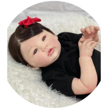 Imagem de Bebê Reborn Ana , Silicone, Toma Banho - Mundo Azul e Rosa