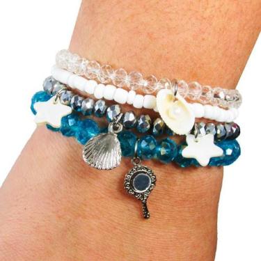 Imagem de Pulseira Mix Iemanja - Balaio de Santo