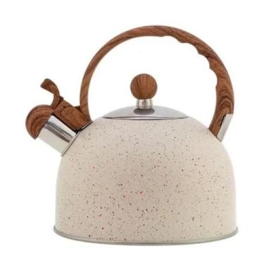 Imagem de Chaleira Mármol Mimo AJ23289 Baquelite Branco - Mimo Style