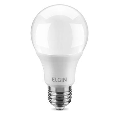 Imagem de Lampada Bulbo Led A60 9w Bivolt 6500k Branca Fria - ELGIN