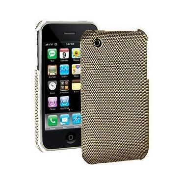 Imagem de Amzer Capa de encaixe simples com protetor de tela para iPhone 3G/3GS - cáqui