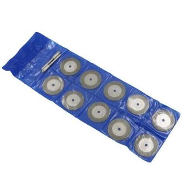 Imagem de 10 Disco Corte Diamantado 30mm Mini Micro Retifica Dremel - Fox Tools 