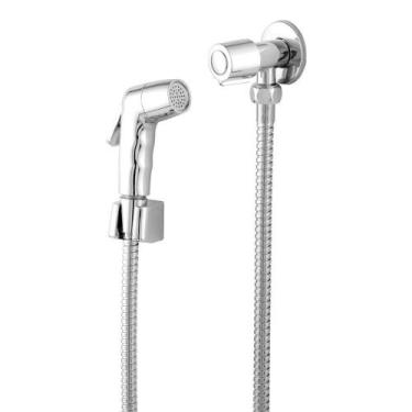 Imagem de Ducha Higiênica Imperatriz 2019 Inox Gatilho Abs Cromado 1/4 Volta