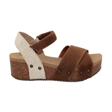 Imagem de VOLATILE Sandália feminina Pershing Wedge, Bronze, 35