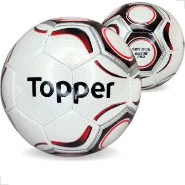 Imagem de Bola futebol topper maestro pro campo costurada à mão
