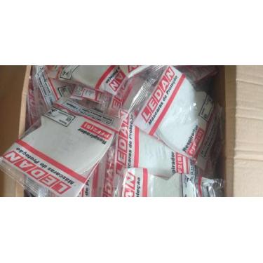 Imagem de Mascara pff2/n95 branca ledan kit com 10 mascaras