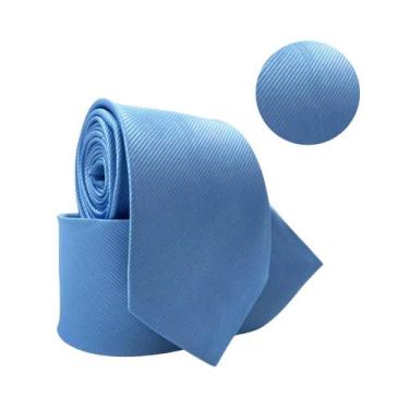 Imagem de 10 Gravatas Social Serenity Risco Fino Casamento - Rpires